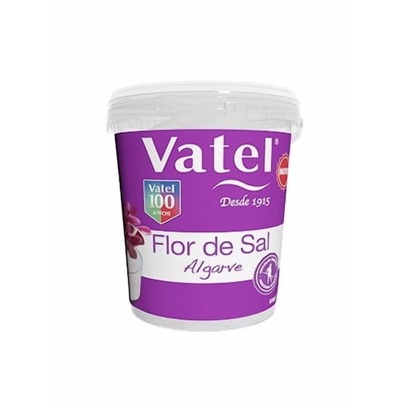 Vatel Fleu de Sel (Flor de Sal) Sea Salt, 21 ounces / 600 grams from Portugal (Algarve)