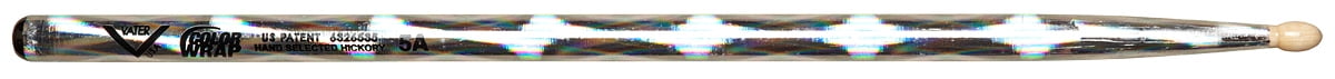 Vater  Color Wrap 5A Silver Optic Drumsticks