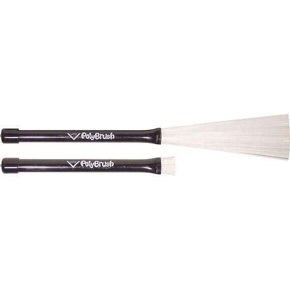 Vater Poly Brush Drum Brushes VPYB Black Nylon Retracts Without Pull-Rod