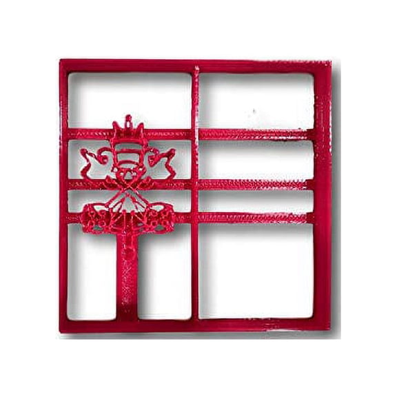 Vatican City Flag Cookie Cutter- Fast Shipping - Sharp Edges - Exceptional Quality