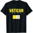 thumbnail image 1 of Vatican City Flag T-shirt Souvenir, 1 of 4