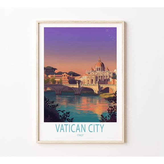 Vatican City Italy Classic Scene Home Decor