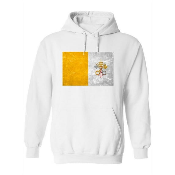 Vatican Flag Design Hoodie Women -Image by Shutterstock, Female Medium