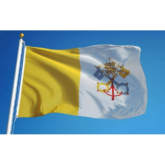 Vatican (Papal) 2' x 3' Indoor Polyester Flag