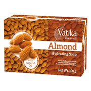 Vatika - Naturals Sweet Almond Hydrating Soap Bar, Gentle Moisturizing Cleanse, 100g