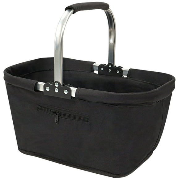 Vauban Folding shopping basket-portable foldable grocery/canvas storage basket, suitable for family, beach and travel