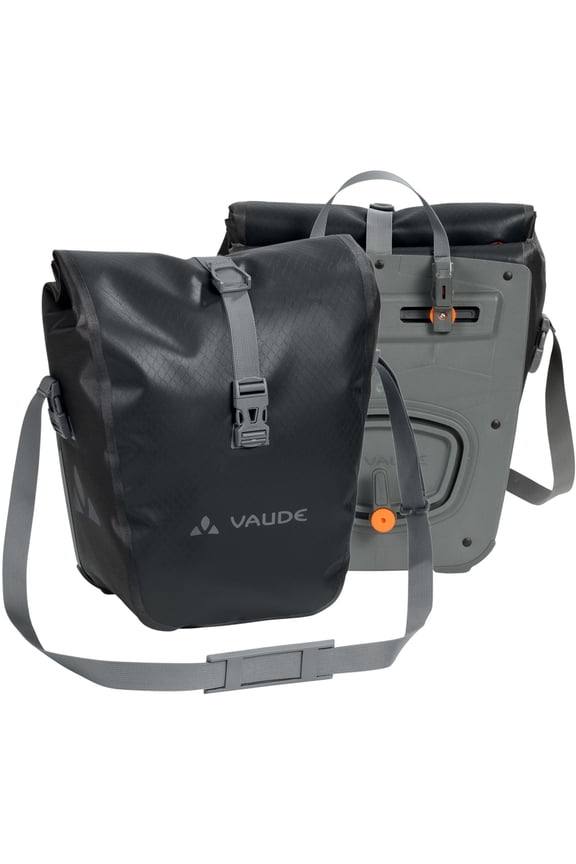 Aqua Front Waterproof Bike Panniers - Black