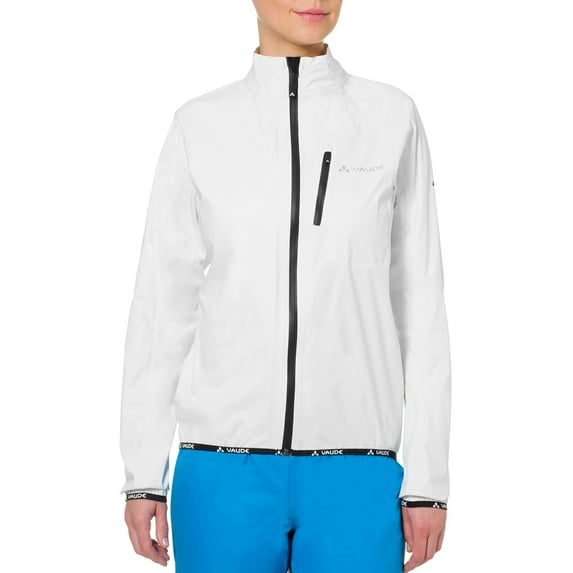 Vaude Women's Drop Biking Rain Jacket III - 44 - White