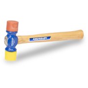 VAUGHAN Soft Face Hammer, VN19410, 12 oz, Hickory Handle
