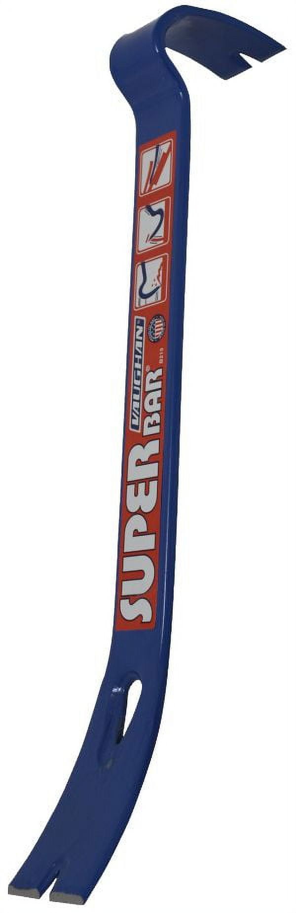 Vaughan 15" Blue Steel Flat Claw Pry Bar