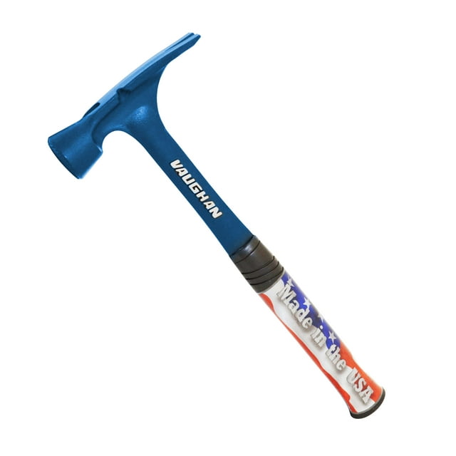 Vaughan 17 oz Steel Milled Face Rip Hammer with Rubber Handle