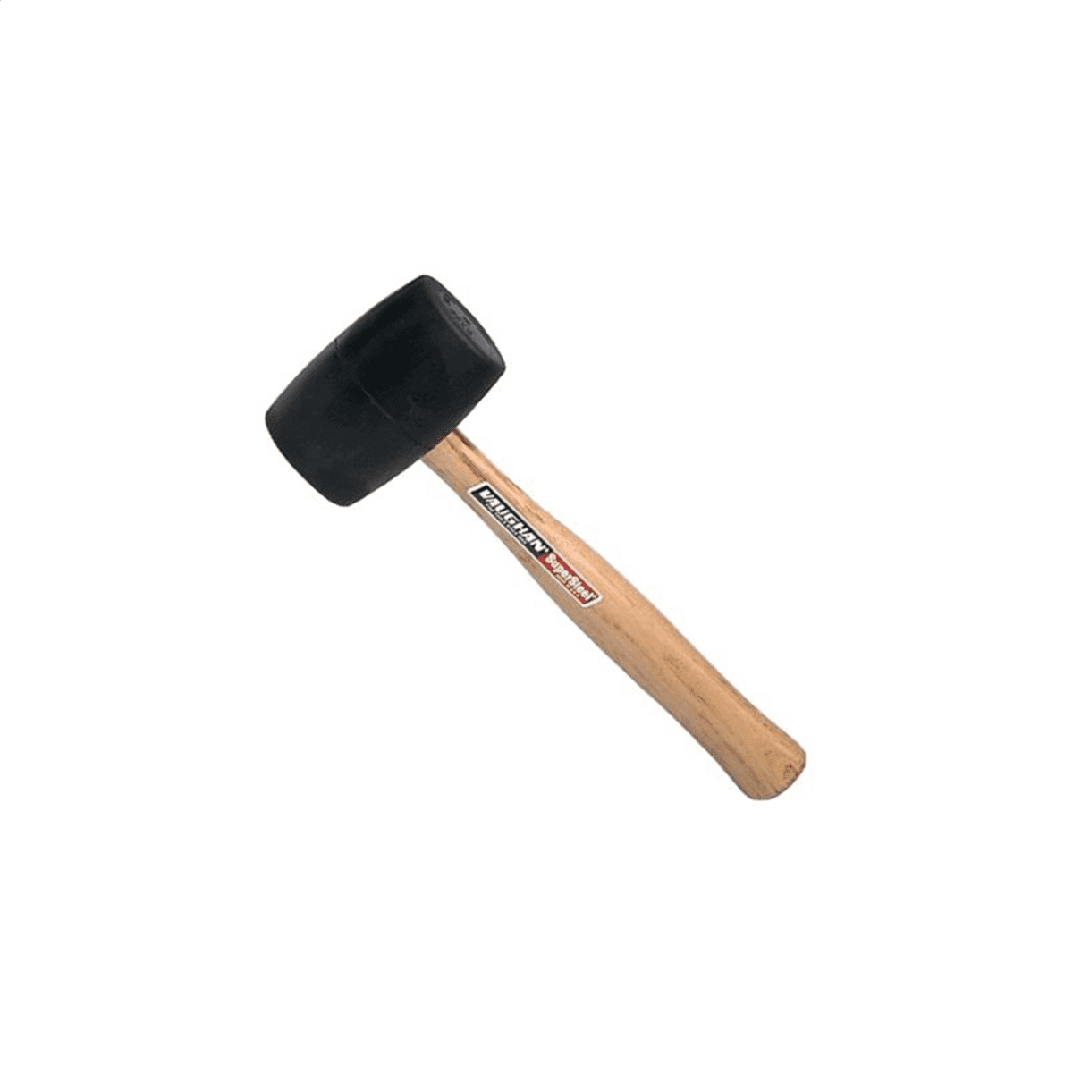 Vaughan 20 oz Black Solid Rubber Mallet