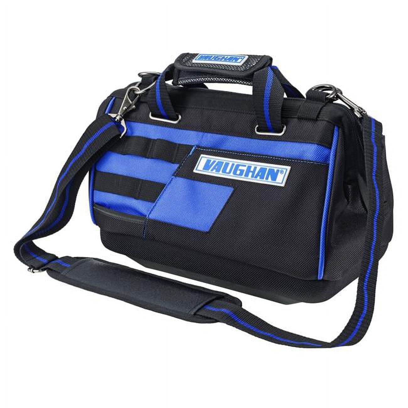 Vaughan 240156 Vaughan 240156 13 in. 9 Pocket Wide Mouth Tool Bag 8 Tool Loops 1200D