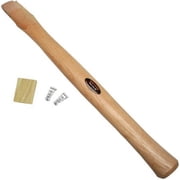 VAUGHAN VN03700 Straight Replacement Hammer Handle, 18 Inch, American Hickory, Straight Style, Fits Titanium Hammer