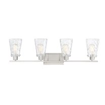 Vaughan 4-Light Bathroom Vanity Light in Satin Nickel
