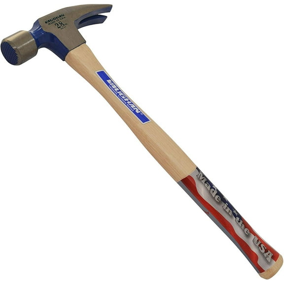 Vaughan & Bushnell Professional Framing Hammer 606M - 28 Oz Wood Handle - White