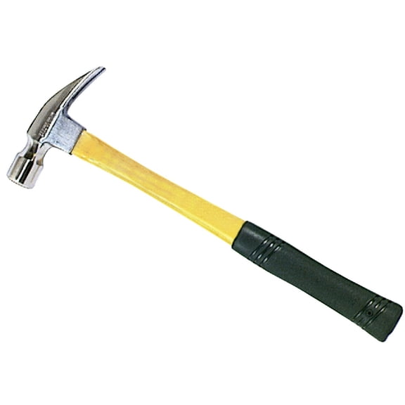 Vaughan & Bushnell Claw Hammer FS999ML, Milled Face, Fiberglass Handle - 20 oz, 16 in
