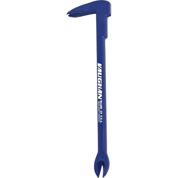 VAUGHAN VN57030 Bear Claw, 12 Inch Cats Paw Nail Puller, Forged Tempered High Carbon Steel, Flat Claw Slips Under Nail Heads, Rocker Head Leverage