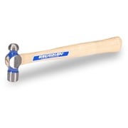 VAUGHAN VN15130 Ball Pein Hammer, 4 oz, Hickory handle, American high carbon steel, TC504, American Forged High Carbon Steel, Polished Striking Head and Pein, Small Ball Peen Hammer