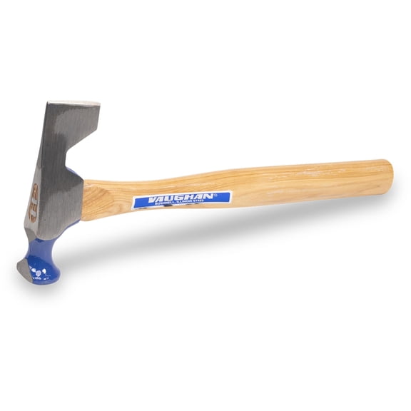 VAUGHAN VN21001 Drywall Hatchet, 12 Oz Milled Face, Flat Head Hammers Nails Close to Corners, Polished Milled Crowned Face, Thin Blade 1-3/4 Inch Cut