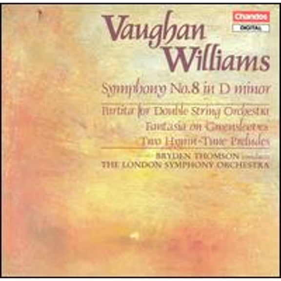 Pre-Owned Vaughan Williams: Symphony No. 8 in D minor; Partita for Double String Orchestra; etc. (CD 0095115882825) by London Orchestra, Bryden Thomson (conductor)