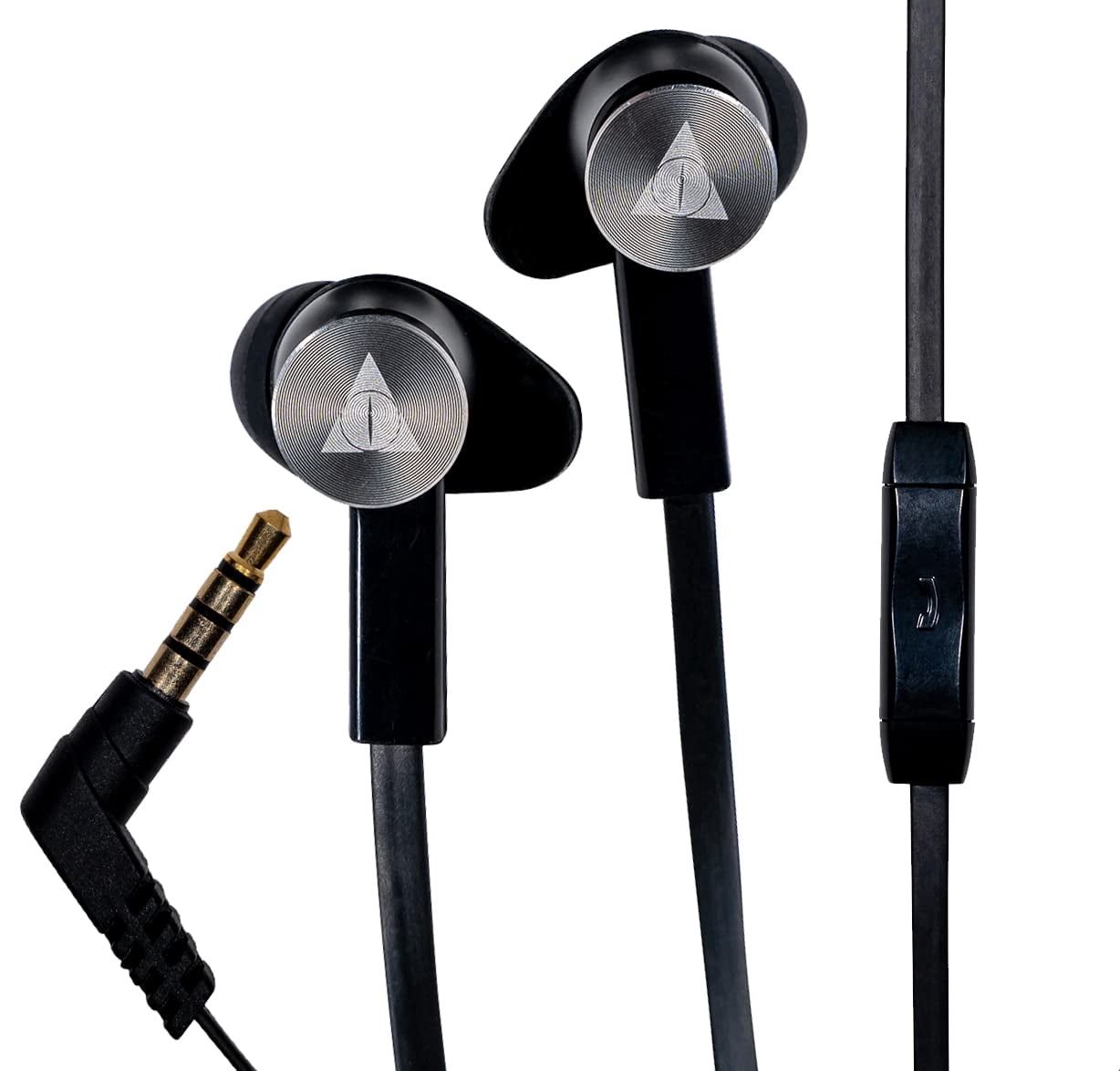 Vault Buds Wired Headphones with in-line Mic and 3D Stereo Sound for ...