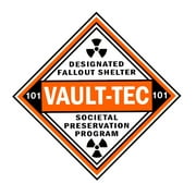 Vault-Tec Designated Fallout Shelter Cling Decal