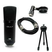 Vault VCM Studio Microphone with Tripod, XLR Cable, and Shock Mount
