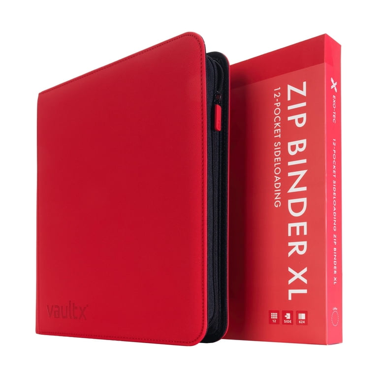 vault x card binder - 4-Pocket Exo-Tec - Zip It is archival safe and acid 12-Pocket Exo-Tec® Zip Binder Neon