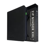 Vault X 16 Pocket XXL Trading Card Zip Binder, 1088 Cards, Premium Exo-Tec Album Material, 34 Side-Loading Pages, Folder for Collectible Games, Sports, TCG Black