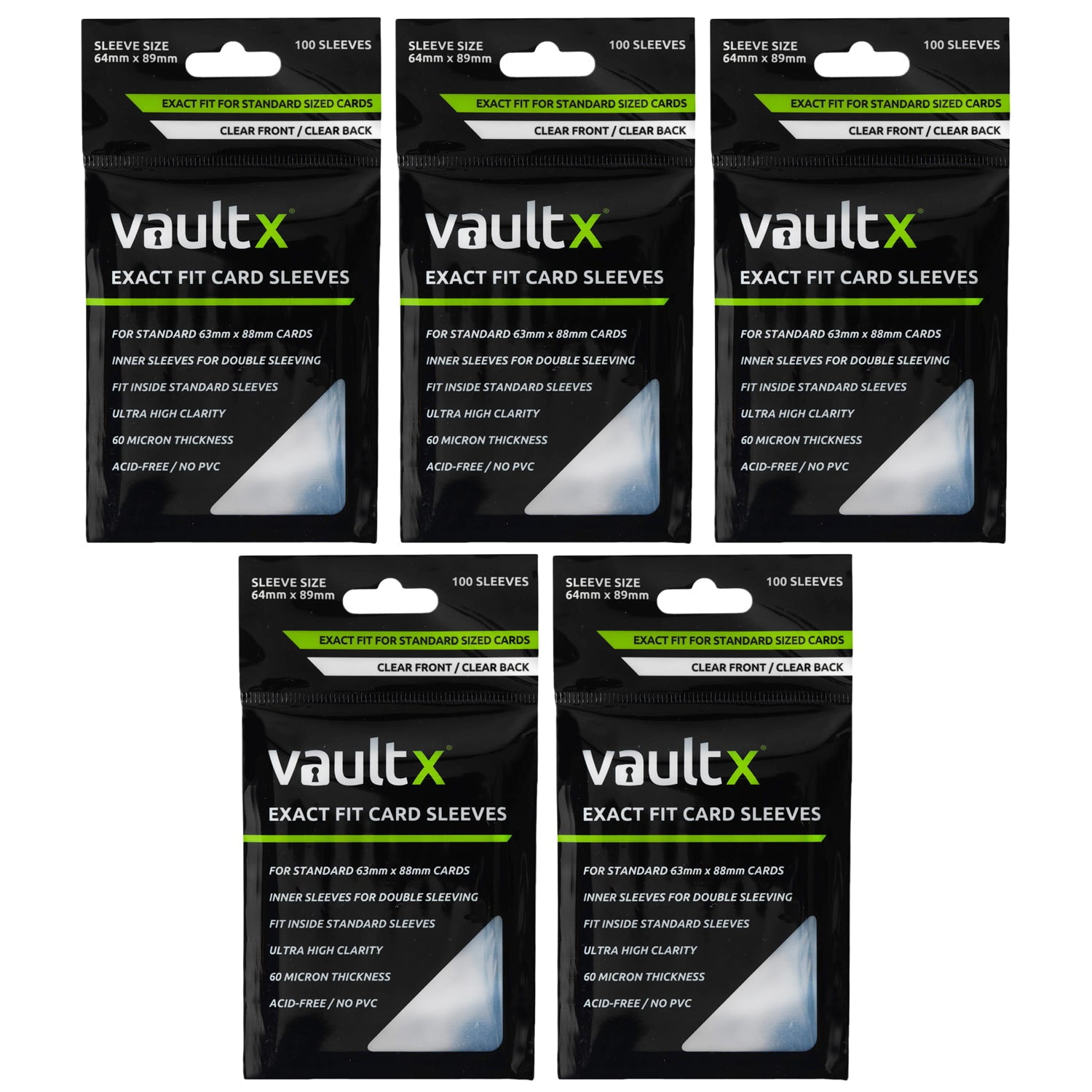 Perfect Fit Card Sleeves, 100-pack