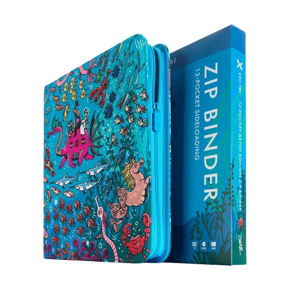 Vault X: Exo-Tec 12-Pocket: Artist Edition - Water: Osare [Zip Binder]