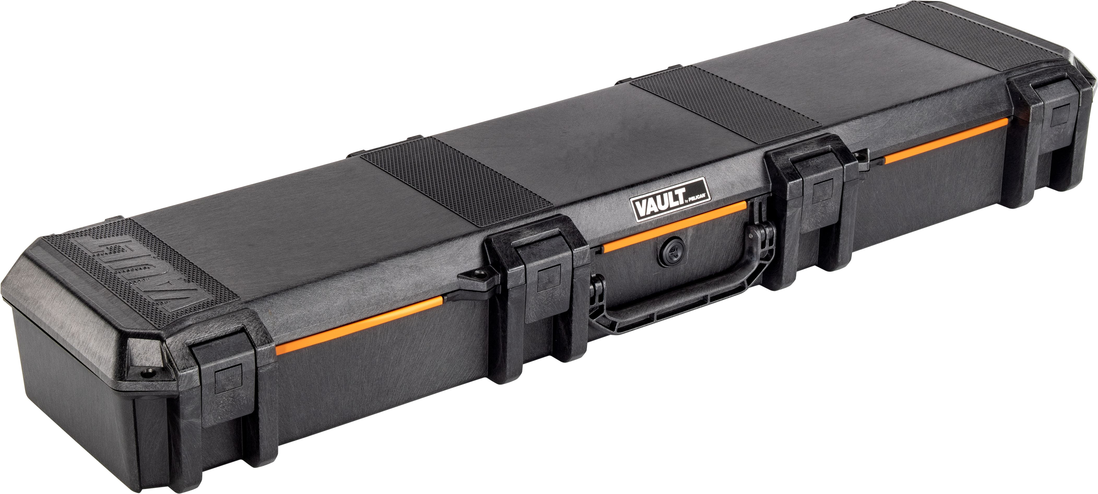 Vault by Pelican V770 Single Rifle Case Crushproof, Dustproof, Weather Resistant, Heavy-Duty Handles, 4 Layers of Foam, 4 Push Button Latches - Black