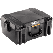 Pelican Vault V550 Equipment Case with Foam, Crushproof, Dustproof, Weather-Resistant, 4 Layers of Foam, 4 Push Button Latches - Black