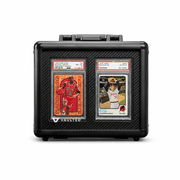 Vaulted Graded Card Storage Case with TSA Lock & Display Window, EVA Foam Collector Case for PSA, CGC, SGC & BGS Slabs