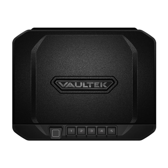 Vaultek 10 Series V10i Sub-Compact Quick Access Biometric Safe with Rugged Construction, Auto-Open Lid, Mountable, & Anti-Theft Protection