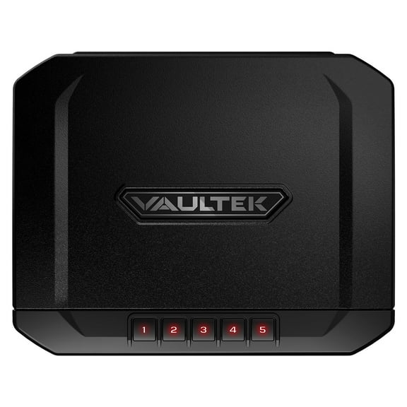 Vaultek 10 Series Essential VE10 Sub-Compact Quick Access Safe with Rugged Construction, Auto-Open Lid, Mountable, & Anti-Theft Protection