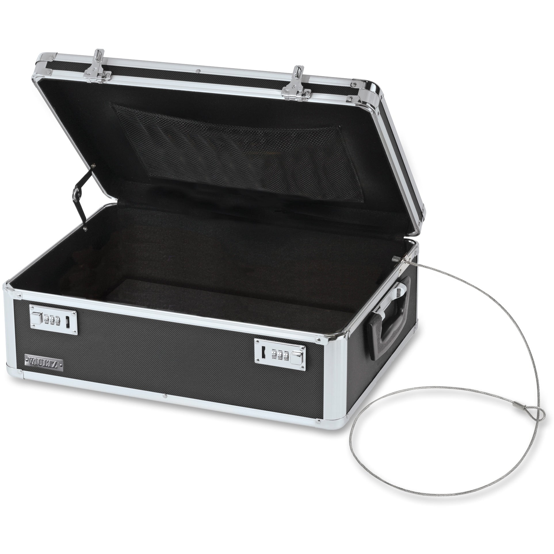 Vaultz Locking Personal Storage Box - Black