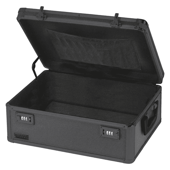 Vaultz Medium Black Locking Storage Chest for Adults