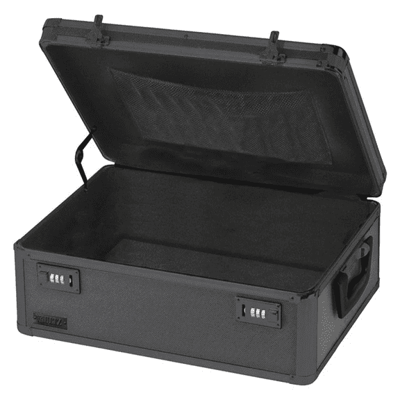 Vaultz Medium Black Locking Storage Chest for Adults