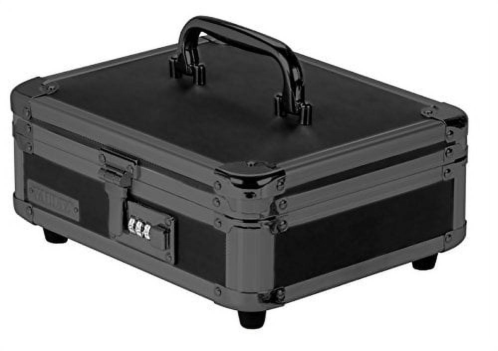 Vaultz VZ00308 Locking Cash Box, Bill and Coin Tray, Combination Lock