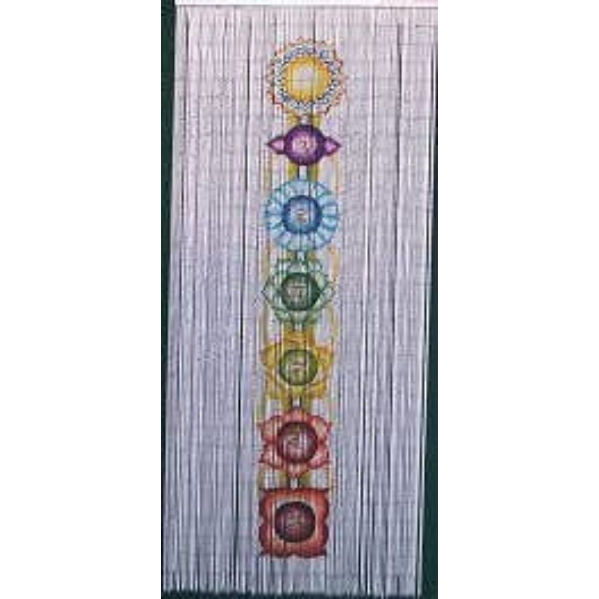 Vauluxe Spiritual Chakra Sheer Curtains for Living Room, 36" x 79", 125 Strands
