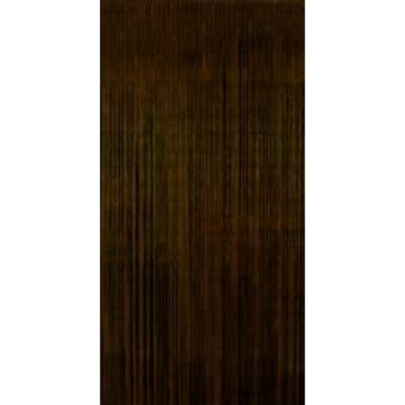 Vauluxe Vintage Solid Dark Brown Sheer Beaded Curtains, 36" x 79", 125 Strands