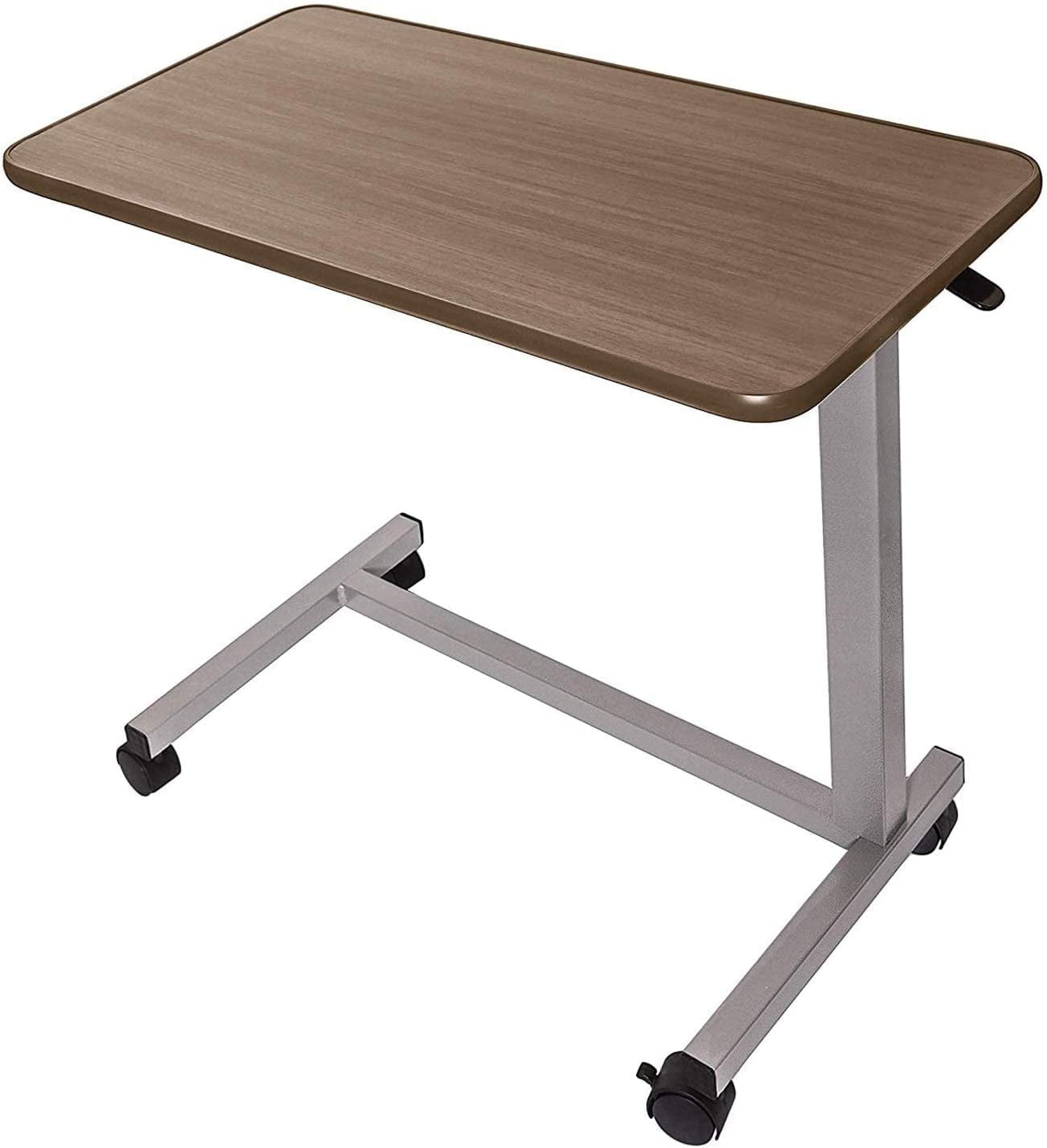 うどんタット Vaunn Adjustable Height Medical Overbed Bedside Table with