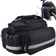 Vaupan Bicycle Luggage Bag for Rear Rack, Waterproof Panniers with Straps, Bicycle Trunk Bag for Bike Rack, Cycling Storage Bag with Quick Release, Compatible