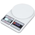 thumbnail image 1 of Vaupan Electronic Scale High Precision Convenient Measuring Tools Weighing Device for Food Powder Medicinal Material, Plastic Digital Kitchen Multifunction Scale Measures in Grams Ounces Use (White), 1 of 7