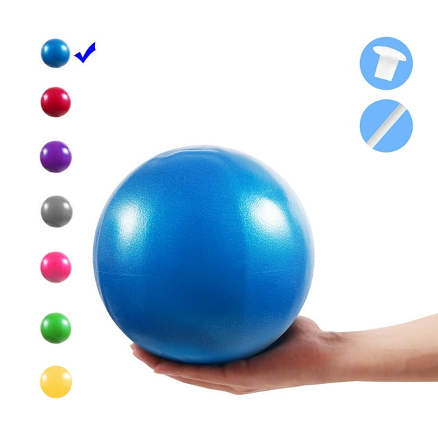 Vaupan Mini Aerobic Exercise Ball, 9 inch Small Gym Ball with