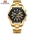 thumbnail image 1 of Vava Voom men sports watches original design fashion stainless steel calendar waterproof watch for men quartz clock gift region, 1 of 10