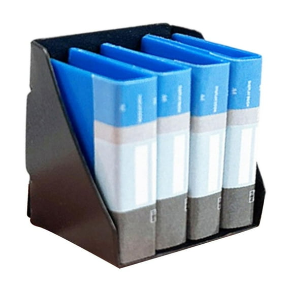 Vaveren 1:12 File Organizer Model Craft Pretend Play Diorama Scenery Micro Landscape blue