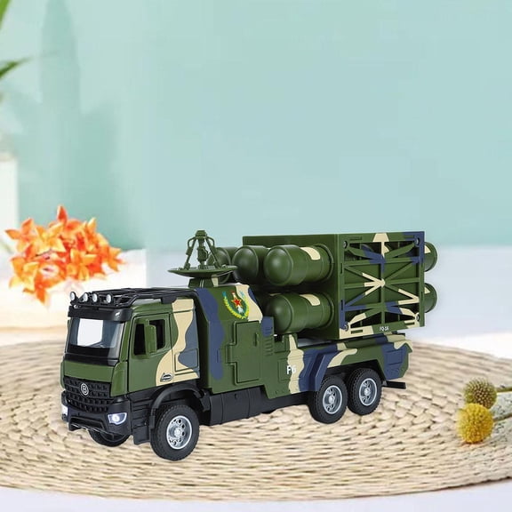 Vaveren 1/32 Diecast Truck Display Dynamic Playing Home Decor for Adults Friends Men